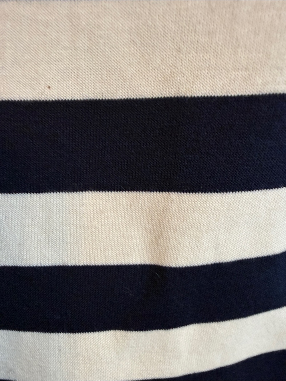 J.Crew, blue and white striped off the shoulder dress - Picture 4 of 9